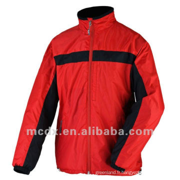 veste coupe-vent personnalisée rouge homme